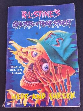 Vintage RL Stine Ghosts of Fear Street "Hide and Shriek" Book - 1990's